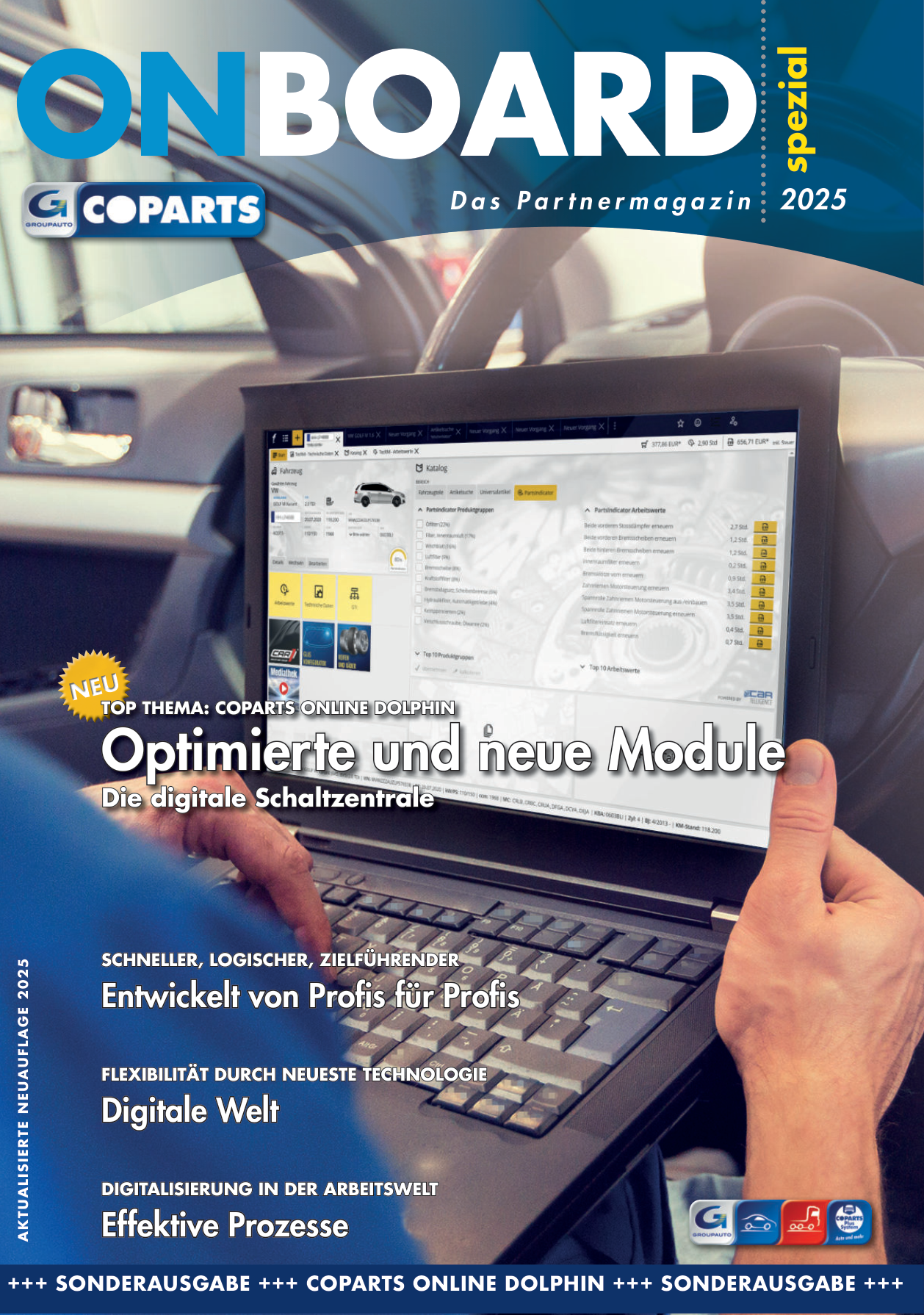 Seite 1 des ONBOARD IT Spezial Magazins